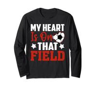My Heart Is On That Field - Maglietta da calcio con cuore Maglia a Manica
