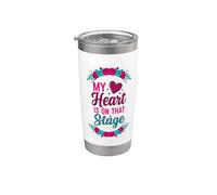 My Heart Is On That Stage Bicchiere termico in acciaio inox doppia parete