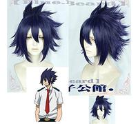 My Hero Academia 3 Tamaki Amajiki Parrucca Cosplay Boku No Hero Academia 3Rd Season Short Blue Purple Anime Capelli Sintetici + Cappuccio Per Parrucca