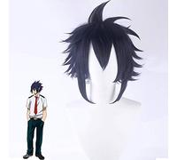 My Hero Academia Boku no Hiro Akademia Amajiki Tamaki Blu scuro Capelli sintetici Perucas Parrucca cosplay + Cappellino parrucca PL-344