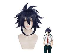 My Hero Academia Boku No Hiro Akademia Amajiki Tamaki Blu scuro Parrucca Cosplay corta Capelli sintetici Perucas + Cappellino parrucca