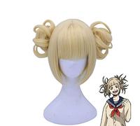 My Hero Academia Cross My Body Himiko Toga Parrucche Cosplay Bionda Resistente al calore Gioco di ruolo Sintetico Parrucca Boku No Hero Academia