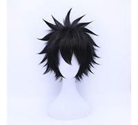 My Hero Academia Dabi Parrucca corta nera Cosplay Costume Boku no Hero Academia Capelli sintetici termoresistenti Uomo Donna Parrucche