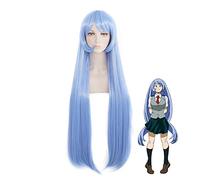 My Hero Academia Hado Nejire Parrucca Boku No Hero Academia Parrucche Cosplay 110 cm Lungo Rettilineo Resistente al calore Capelli sintetici Ragazza Blu