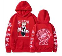 My Hero Academia Harajuku Felpe con Cappuccio OCHACO URARAKA Carino 2D Stampato Manica Lunga Streetwear Anime College Style Clothing (Color 06,XXS)