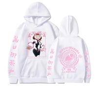 My Hero Academia Harajuku Felpe con Cappuccio OCHACO URARAKA Carino 2D Stampato Manica Lunga Streetwear Anime College Style Clothing (Color 03,XXS)