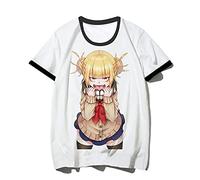 My Hero Academia - Maglietta unisex con stampa 3D anime, girocollo, per cosplay, costume Boku No Hero Academia Toga Himiko con personaggio dei cartoni animati, a maniche corte, maglietta Tipo 4. L
