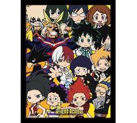 My Hero Academia: Pyramid - Chibi Characters (Stampa In Cornice Plexiglass 30X40