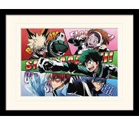 My Hero Academia: Pyramid - Comic Action (Stampa In Cornice Bordata Plexiglass 3