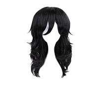 My Hero Academia Shouta Aizawa Parrucca riccia ondulata nera Costume cosplay Boku no Hero Academia Capelli resistenti al calore Uomo Donna Parrucche