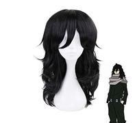 My Hero Academia Shouta Aizawa Parrucca Riccia Ondulata Nera Costume Cosplay Boku No Hero Academia Capelli Resistenti Al Calore Uomo Donna Parrucche