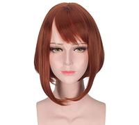 My Hero Academia Todoroki Shoto Women Tsuyu Asui Play Wig Costume Cosplay Boku no Hero Academia Parrucche di capelli neri verdi + berretto parrucca One Size Uraraka Ochako parrucca