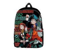 My Hero Academia, zaino per la scuola MHA Zaino per la scuola Anime Midoriya Izuku/Todoroki Shouto zaino per cosplay, zaino da viaggio, zaino per libri, borsa per laptop per bambini e ragazzi, Tipo 1,