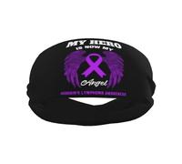 My Hero Is Now My Angel Hodgkin'S Lymphoma Awareness Uomo Donna Fasce Per Capelli Assorbente Headband Leggera Fascia Sportiva Per Fitness Allenamento Ciclismo Escursionismo