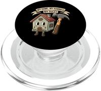 My Home My Hammer My Rules Funny Homeowner Handyman Design PopSockets PopGrip per MagSafe
