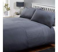 My Home - Set copripiumino Atlanta, con dettagli gemelli Pinsonic, federe abbinate, per letto singolo
