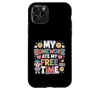 My Homework Ate My Free Time Lotte degli studenti |- Custodia per iPhone 11 Pro