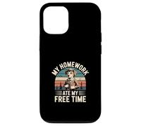 My Homework Ate My Free Time Lotte degli studenti |- Custodia per iPhone 12/12 Pro