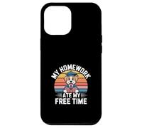 My Homework Ate My Free Time Lotte degli studenti ------ Custodia per iPhone 12 Pro Max