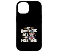 My Homework Ate My Free Time Lotte degli studenti ------- Custodia per iPhone 14