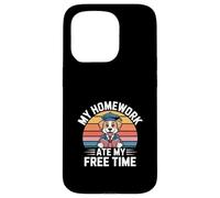 My Homework Ate My Free Time Lotte degli studenti ------ Custodia per iPhone 15 Pro