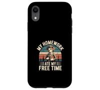 My Homework Ate My Free Time Lotte degli studenti |- Custodia per iPhone XR