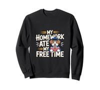 My Homework Ate My Free Time Lotte degli studenti ------- Felpa