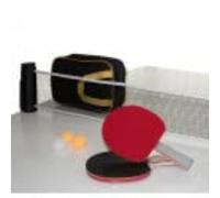 My Hood - Tabletennis Set w. Balls/Net/Bats (901020)