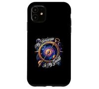 My Horoscope Is My Guide Celestial Astrology Galaxy Compass Custodia per iPhone 11
