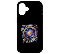 My Horoscope Is My Guide Celestial Astrology Galaxy Compass Custodia per iPhone 16