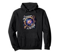 My Horoscope Is My Guide Celestial Astrology Galaxy Compass Felpa con Cappuccio