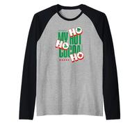 My Hot Cocoa - Costume Natalizio Divertente Maglia con Maniche Raglan