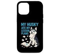My Husky ha mangiato i miei piani di lezione Insegnante Amanti dei cani Custodia per iPhone 12/12 Pro