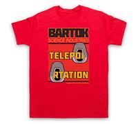 My Icon Art and Clothing Fly Bartok Science Industries Teleportation Sci Fi Horror Maglietta da uomo, Rosso, 4XL