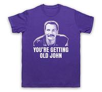 My Icon Art and Clothing - Maglietta da uomo Bennett You're Getting Old John Arnie Action Commando, Viola, L