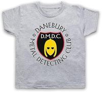 My Icon Art & Clothing Detect Danebury Metal Detecting Club Comedy TV Kids T-ShirtgreyXXL