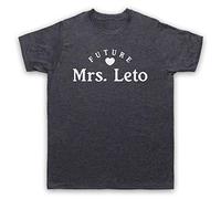 My Icon Art & Clothing Future Mrs Leto Jared Leto - Maglietta da uomo Anni in ardesia. Large