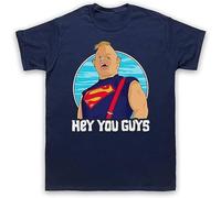 My Icon Art & Clothing Goon Docks Sloth Hey You Guys Mens T-Shirt Black 3XL