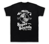 My Icon Art & Clothing K-Billy's Super Sounds of the 70s Reservoir Tarantino - Maglietta da uomo, Nero , XL