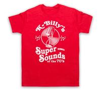 My Icon Art & Clothing K-Billy's Super Sounds of the 70s Reservoir Tarantino - Maglietta da uomo, Rosso, 4XL