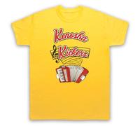 My Icon Art & Clothing Kenosha Kick Polka Band Kevin Alone Christmas - Maglietta da uomo, Giallo, L