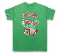 My Icon Art & Clothing Kenosha Kick Polka Band Kevin Alone Christmas - Maglietta da uomo, Verde, XL