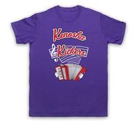 My Icon Art & Clothing Kenosha Kick Polka Band Kevin Alone Christmas - Maglietta da uomo, Viola, XL