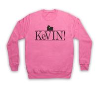 My Icon Art & Clothing Kevin! Alone Christmas divertente slogan Home Xmas adulti felpa, rosa, S
