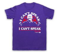 My Icon Art & Clothing Maglietta da uomo con scritta "I Can't Speak Wayne Hawaii 501 Mardle Darts World Champ", Viola, S