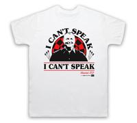 My Icon Art & Clothing Maglietta da uomo con scritta "I Can't Speak Wayne Hawaii 501 Mardle Darts World Champ", bianco, S