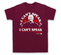 My Icon Art & Clothing Maglietta da uomo con scritta "I Can't Speak Wayne Hawaii 501 Mardle Darts World Champ", Bordeaux, S