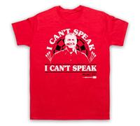 My Icon Art & Clothing Maglietta da uomo con scritta "I Can't Speak Wayne Hawaii 501 Mardle Darts World Champ", Rosso, S