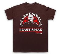 My Icon Art & Clothing Maglietta da uomo con scritta "I Can't Speak Wayne Hawaii 501 Mardle Darts World Champ", Marrone, S