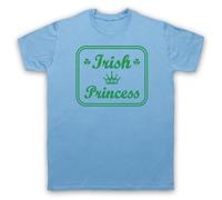 My Icon Art & Clothing Maglietta da uomo con scritta in lingua inglese "Irish Princess As Worn by Sinead Ireland", blu cielo, M